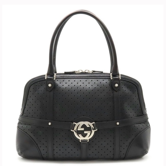 Gucci Handbags - Gucci GG reins black Handbag